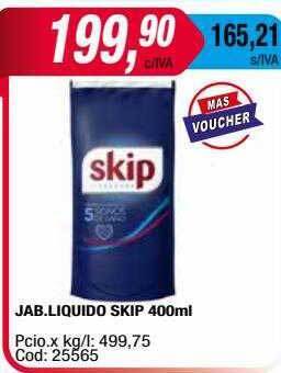 Maxiconsumo Jab liquido skip oferta