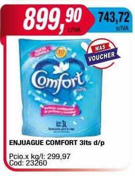 Maxiconsumo Enjuague comfort oferta