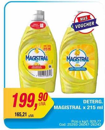 Maxiconsumo Deterg magistral oferta