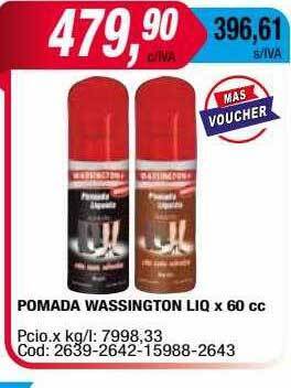 Maxiconsumo Pomada wassington liq oferta