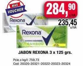 Maxiconsumo Jabon rexona oferta