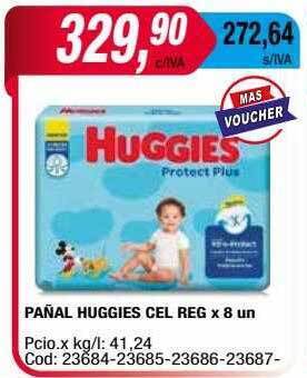 Maxiconsumo Pañal huggies cel reg oferta