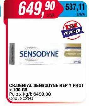 Maxiconsumo Cr dental sensodyne rep y prot oferta