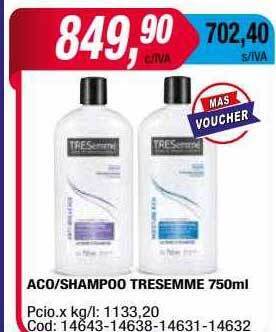 Maxiconsumo Aco shampoo tresemmé oferta