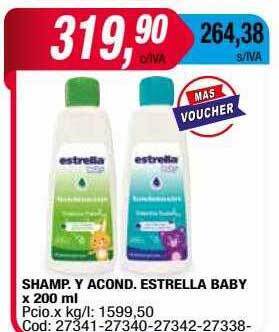 Maxiconsumo Shamp y acond estrella baby oferta