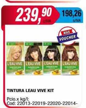 Maxiconsumo Tintura leau vive kit oferta