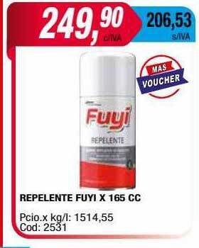 Maxiconsumo Repelente fuyi oferta