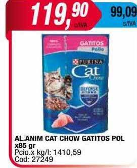 Maxiconsumo Al anim cat chow gatitos pol oferta