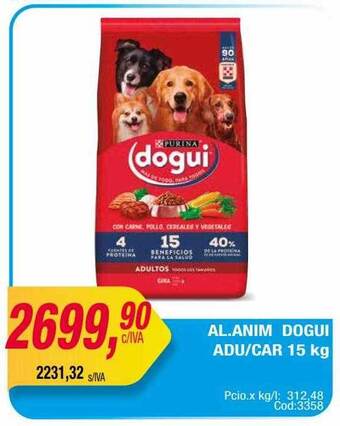 Maxiconsumo Al anim dogui adu car oferta