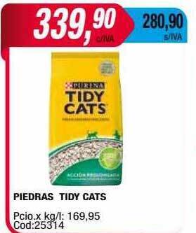 Maxiconsumo Piedras tidy cats oferta