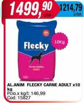 Maxiconsumo Al anim flecky carne adult oferta