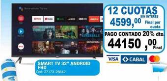 Maxiconsumo Smart tv 32 oferta
