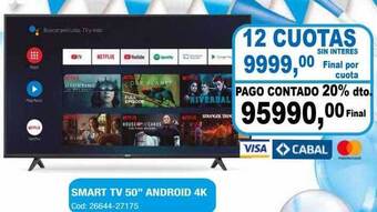Maxiconsumo Smart tv 50 oferta