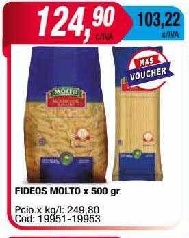 Maxiconsumo Fideos molto oferta