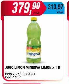 Maxiconsumo Jugo limon minerva limon oferta