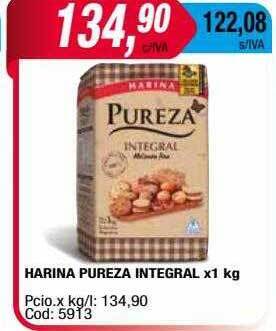 Maxiconsumo Harina pureza integral oferta