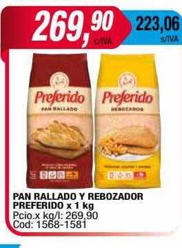 Maxiconsumo Pan rallado y rebozador preferido oferta