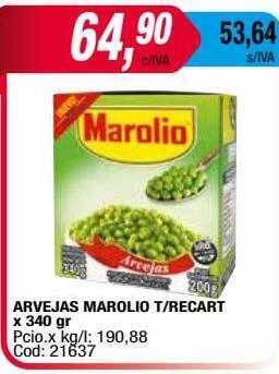 Maxiconsumo Arvejas marolio t recart oferta