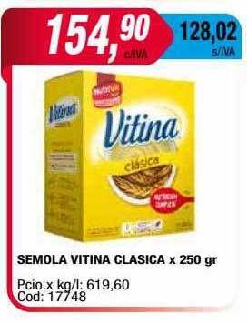 Maxiconsumo Semola vitina clasica oferta