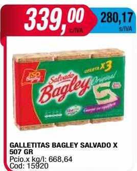 Maxiconsumo Galletitas bagley salvado oferta