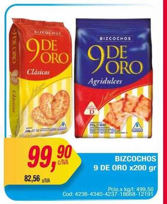 Maxiconsumo Bizcochos 9 de oro oferta