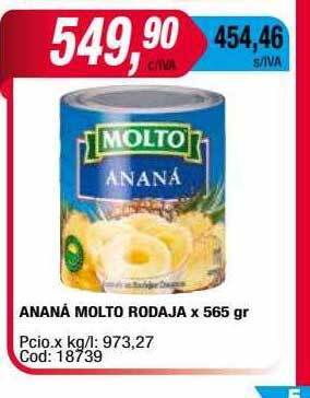 Maxiconsumo Ananá molto rodaja oferta