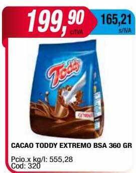 Maxiconsumo Cacao toddy extremo bsa oferta
