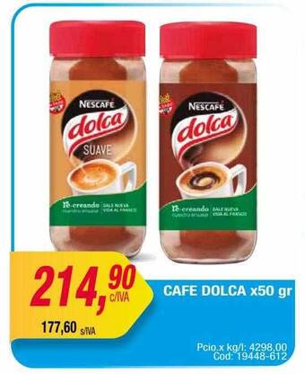 Maxiconsumo Café dolca oferta