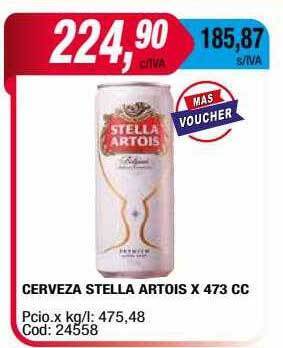 Maxiconsumo Cerveza stella artois oferta