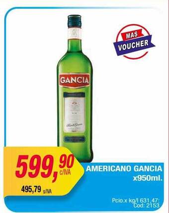 Maxiconsumo Americano gancia oferta