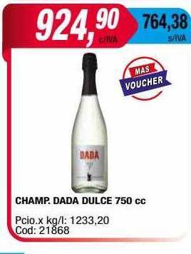 Maxiconsumo Champ dada dulce oferta
