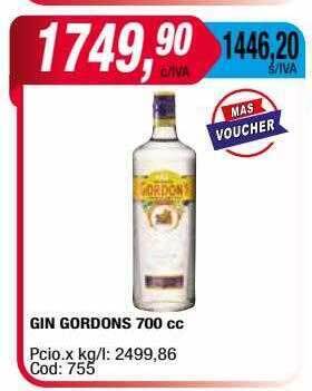 Maxiconsumo Gin gordons oferta