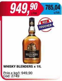 Maxiconsumo Whisky blenders oferta