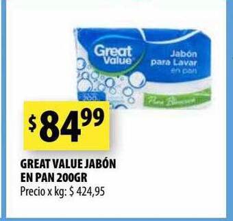 Punto Mayorista Great value jabón en pan oferta