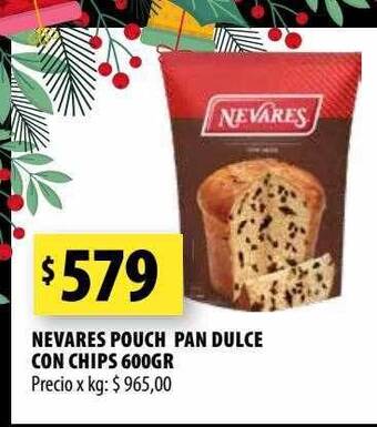 Punto Mayorista Nevares pouch pan dulce con chips oferta