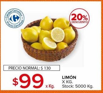Carrefour Maxi Limón x kg oferta