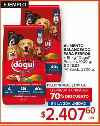 Carrefour Maxi Alimento para perros dogui 15kg oferta