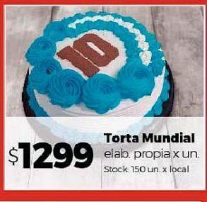 Disco Torta mundial elab. propia x un oferta