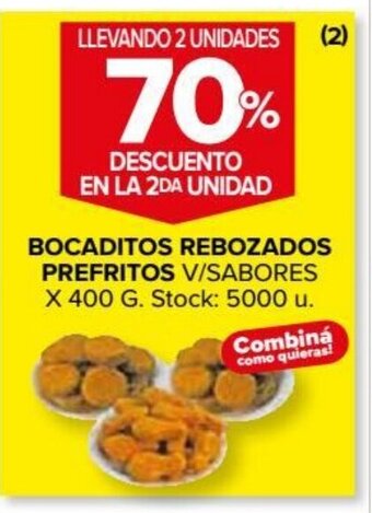 Carrefour Market Bocaditos Rebozados Prefritos V/Sabores x 400g oferta
