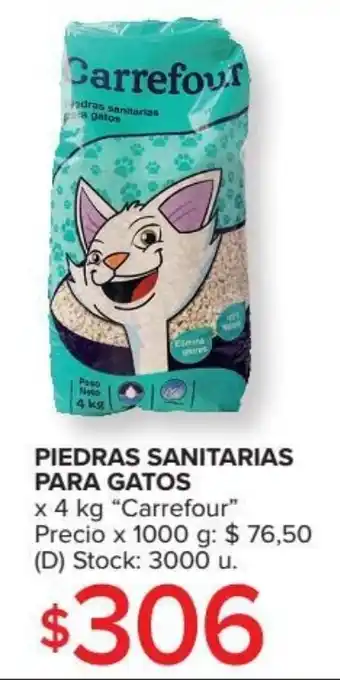 Carrefour Market Piedras Sanitarias Para gastos x 4kg oferta