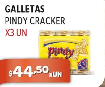 El Milagro Mayorista Galletas Pindy Cracker x 3un oferta