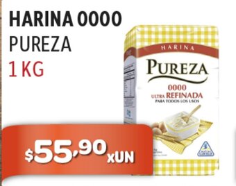 El Milagro Mayorista Harina 0000 Pureza 1kg oferta