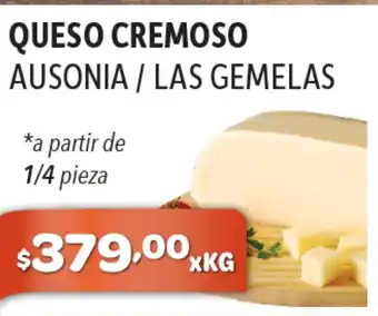 El Milagro Mayorista Queso Cremoso Ausonia/Las Gemelas oferta