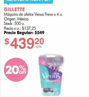Simplicity Gillette Máquina De Afeitar Venus Frevo oferta