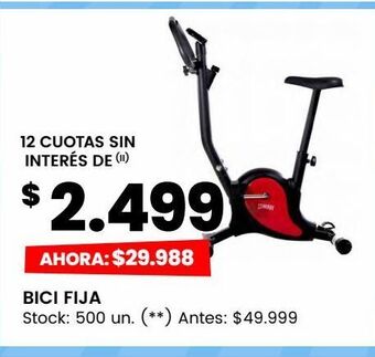 Changomas Bicicleta fija oferta
