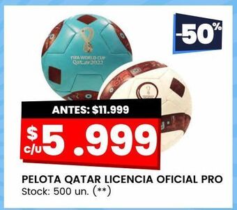 Changomas Pelota qatar 2022 licencia oficial oferta