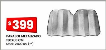 Changomas Parasol metalizado oferta