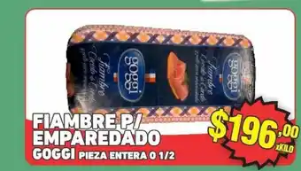 Fiambre P- Emparedado Goggi