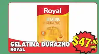 Granja 2 Cuñados Gelatina Durazno Royal oferta