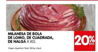 Disco Milanesa De Bola De Lomo, De Cuadrada, De Nalga oferta